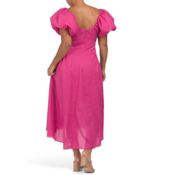 FRAME
NWT Puff Sleeve Cotton Midi Dress - Picture 3 of 4